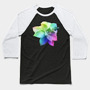 rainbow succulent juicy plant botanical nature Baseball T-Shirt